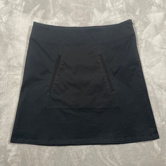 Y3 Yohji Yamamoto Adidas Mini Skirt Small Dark Blue Athleisure Sporty Stretch - Picture 1 of 9
